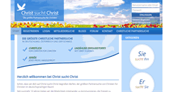 Desktop Screenshot of christ-sucht-christ.de