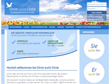 Tablet Screenshot of christ-sucht-christ.de